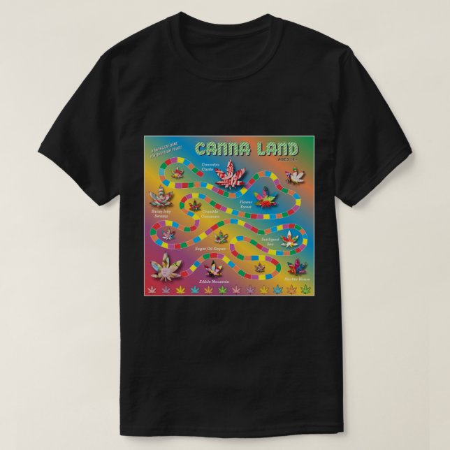 CannaLand T Shirt (Design framsida)