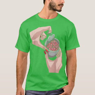 Canned Brain Neuro Occult Goth Emo Punk Gothic Man T Shirt