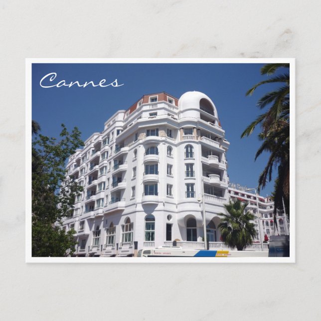 cannéhotell vykort (Framsida)