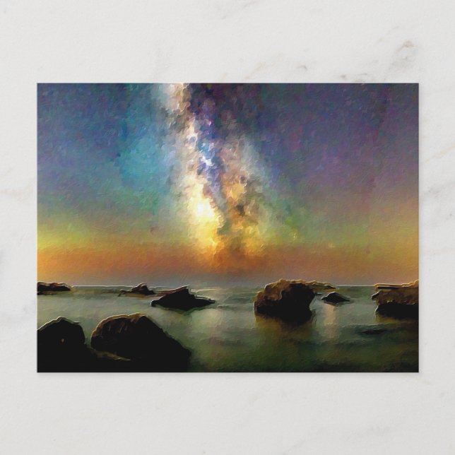 *~* Cannelle Beach AP12 Italia Italien Dusk Postca Vykort (Framsida)