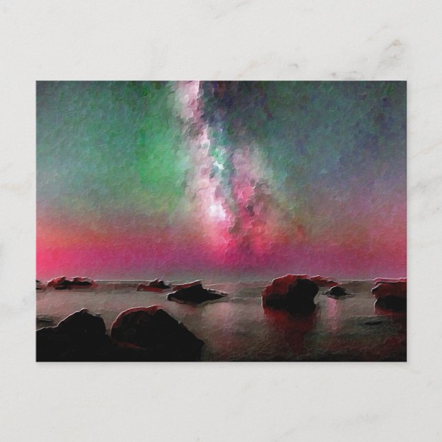 *~* Cannelle Beach - AP12 Italia Italien Sunset Vykort (Framsida)