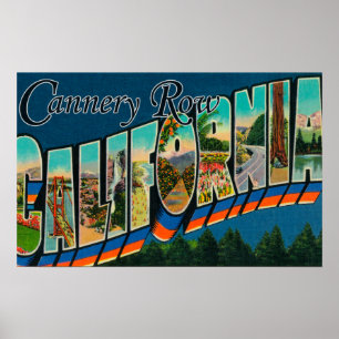 Cannery Row, Kalifornien - Stora Brev Scenes Poster