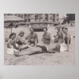 Cannes, 1930-talets utskrift poster