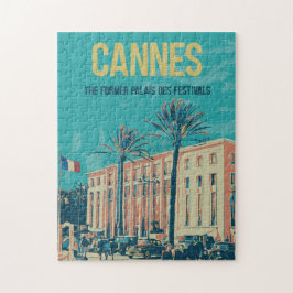 Cannes Côte d'Azur Festival palais Frankrike Pussel