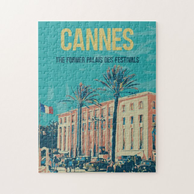 Cannes Côte d'Azur Festival palais Frankrike Pussel (Vertikal)