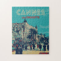 Cannes Côte d'Azur La Croisette Illust Frankrike