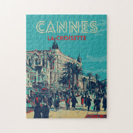 Cannes Côte d'Azur La Croisette Illust Frankrike Pussel