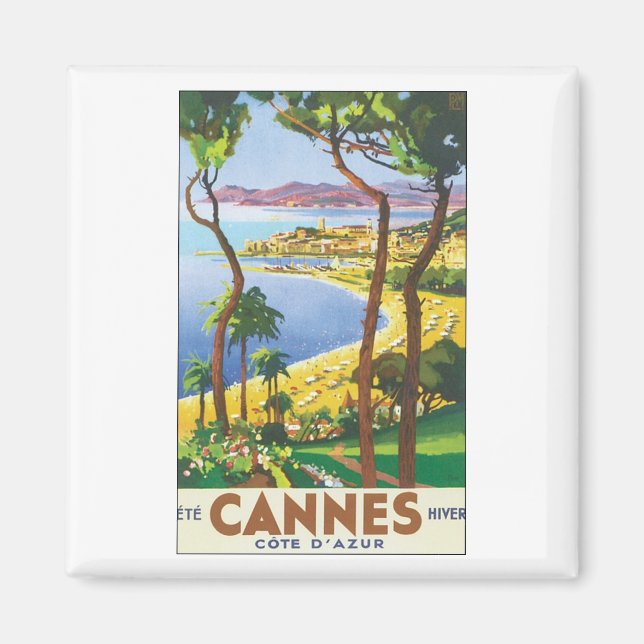 Cannes Cote D'Azur Magnet (Framsidan)