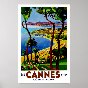 Cannes ~ Cote d'Azur Poster