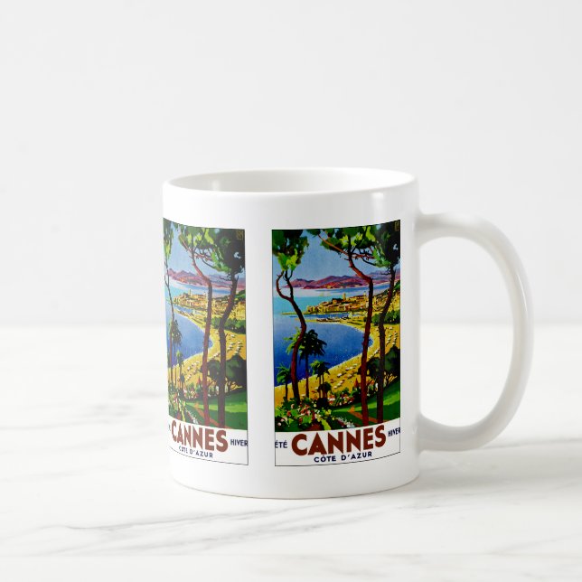 Cannes - Cote d'Azure Kaffemugg (Höger)