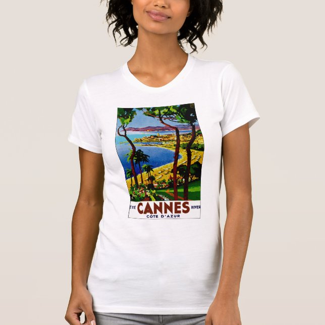 Cannes - Cote d'Azure T-shirt (Framsida)