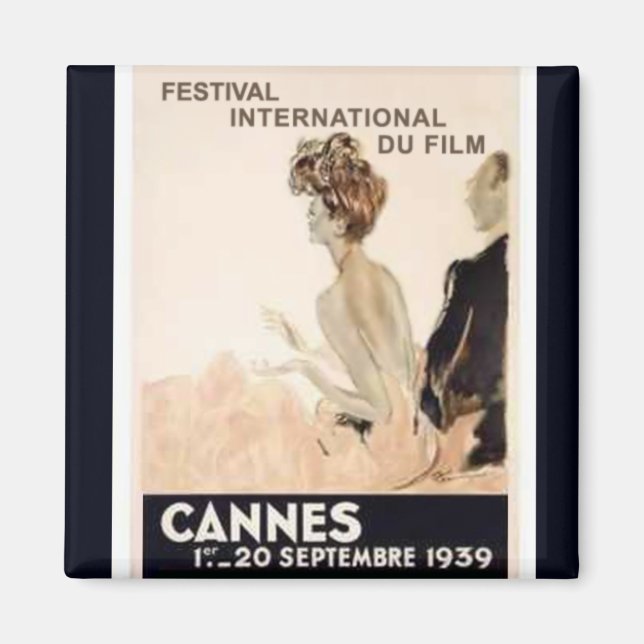 Cannes Film Festival 1939 Magnet (Framsidan)