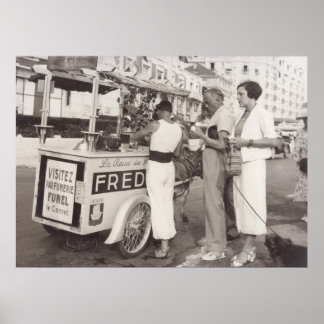 Cannes, Frankrike på 1930-talet Poster