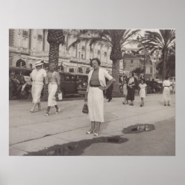 Cannes, Frankrike på 1930-talet Poster