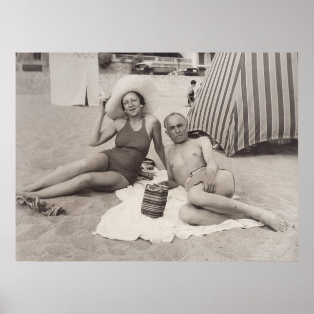 Cannes, Frankrike på 1930-talet Poster (Framsidan)