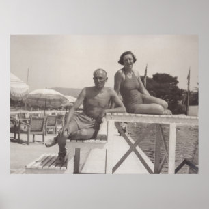 Cannes, Frankrike på 1930-talet Poster