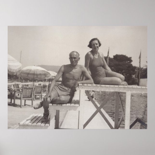 Cannes, Frankrike på 1930-talet Poster (Framsidan)