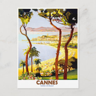 Cannes, Franska rivieran, Frankrike. Resor från en Vykort