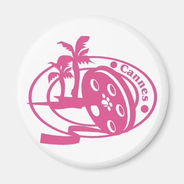 Cannes Frimärke Magnet (Framsidan)