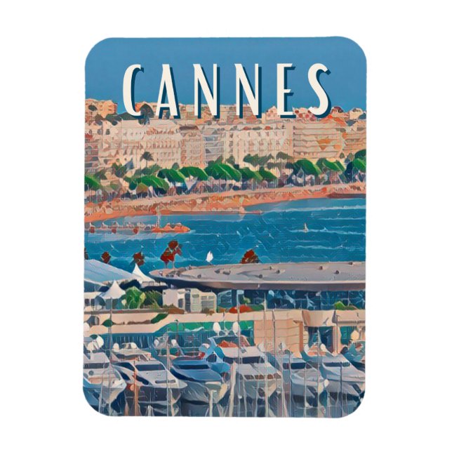 Cannes Photo Vintage Magnet (Vertikal)
