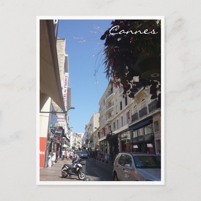 cannes rue vykort (Framsida)