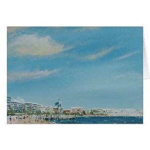 Cannes Sea Front 2014 Hälsningskort