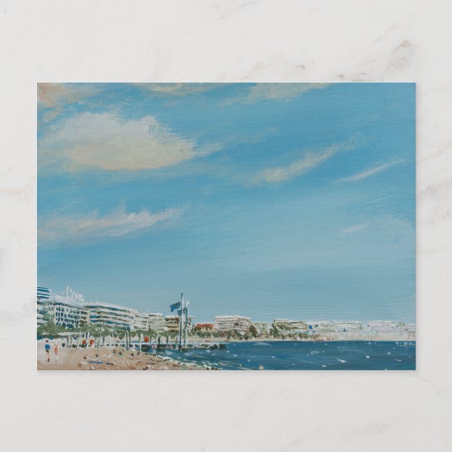 Cannes Sea Front 2014 Vykort (Framsida)