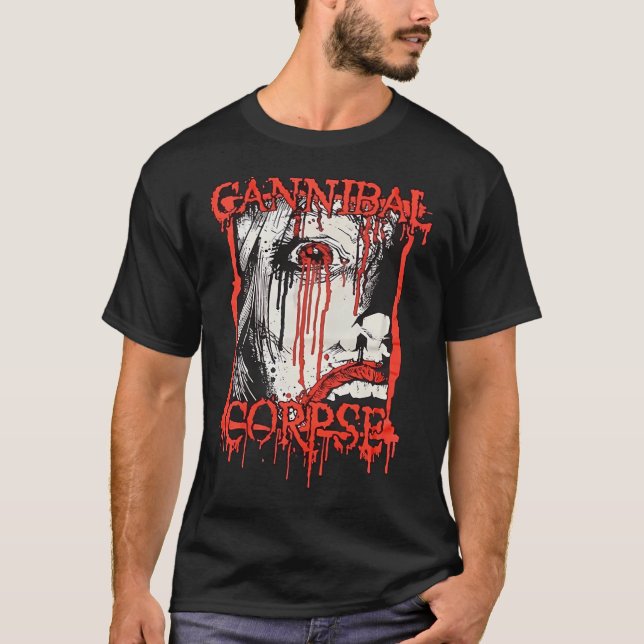 cannibal corpse top band t shirt (Framsida)