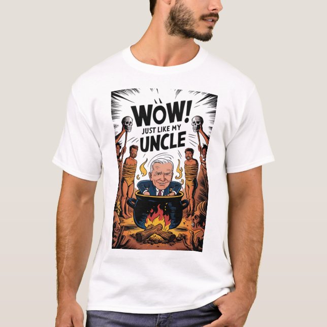 Cannibals Ate My farbror Joe Biden T Shirt (Framsida)