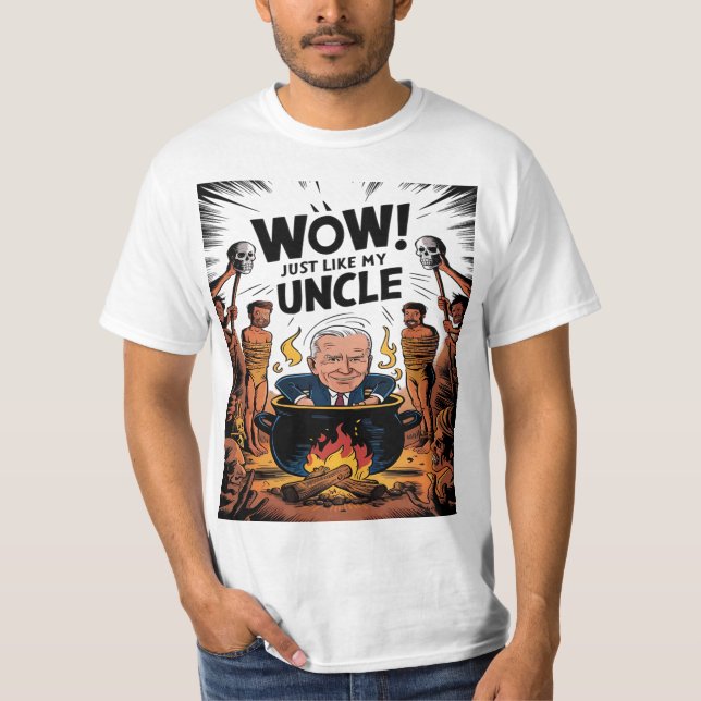 Cannibals Ate My farbror Joe Biden T Shirt (Framsida)