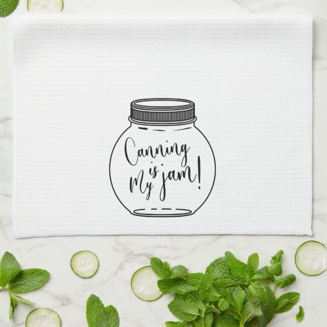Canning är mitt kökshanddum för Sylt Burk under år Kökshandduk (Vikta)
