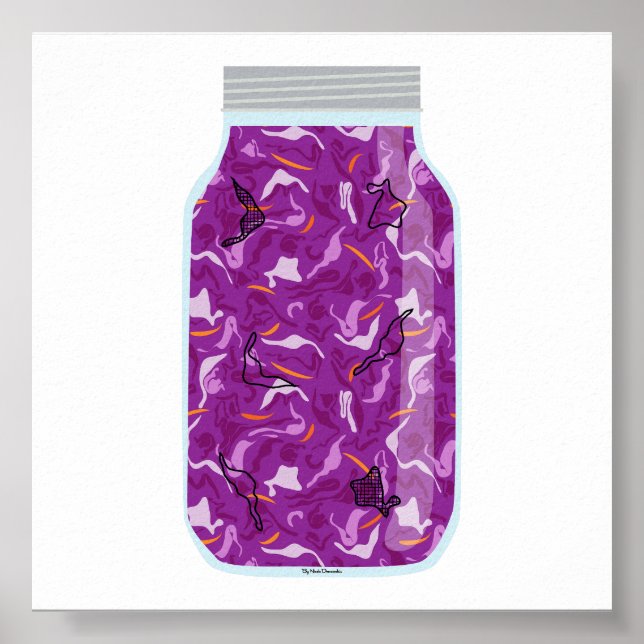 Canning Food - Picked Coleslaw Poster (Framsidan)