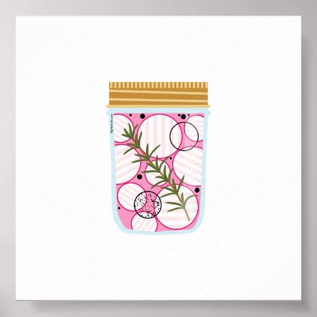 Canning Food - Plockade radisor Poster (Framsidan)