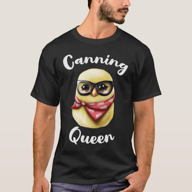Canning Queen for Urban Homestead with Homestead G T Shirt (Framsida)