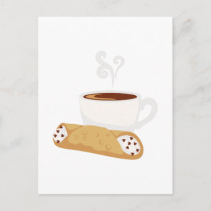 Cannoli & Coffee Vykort