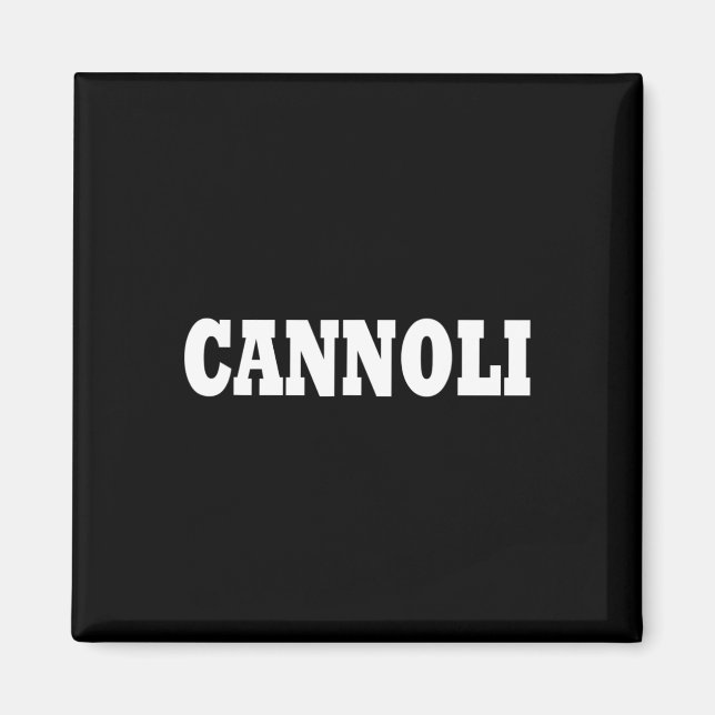 Cannoli Costume Halloween Magnet (Framsidan)