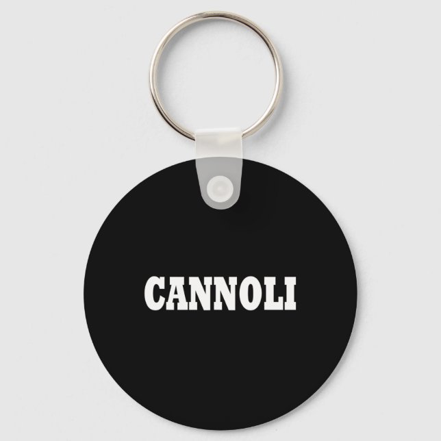 Cannoli Costume Halloween Nyckelring (Framsida)
