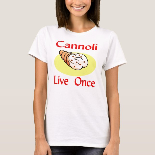 Cannoli Live Gång Tee (Framsida)