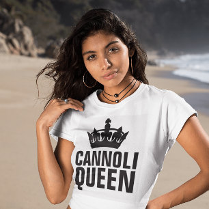 CANNOLI QUEEN DAM T-SHIRTS