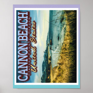 CANNON BEACH - HAYSTACK STEN - OREGON USA POSTER