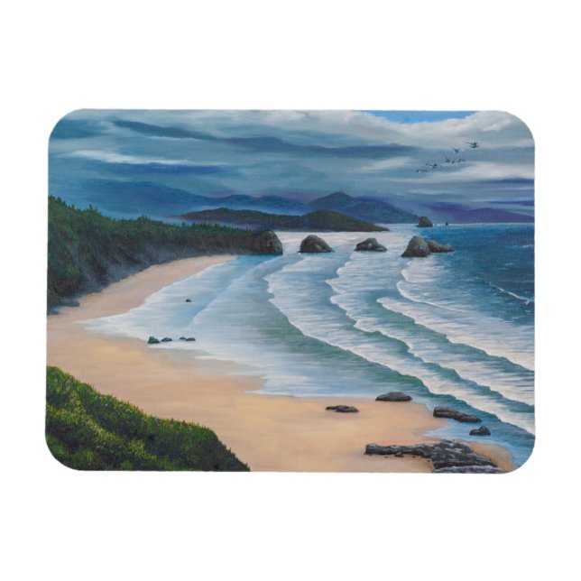 Cannon Beach Magnet (Horisontell)