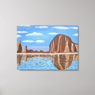 Cannon Beach Oregon canvas på svenska