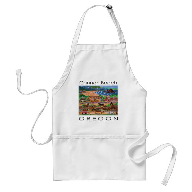 Cannon Beach ~ Oregon Förkläde (Framsidan)