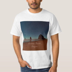 Cannon Beach Oregon Haystack Sten T Shirt