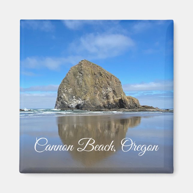 Cannon Beach Oregon Magnet (Framsidan)