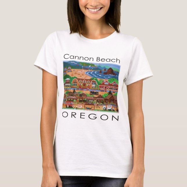 Cannon Beach ~ Oregon Tee (Framsida)