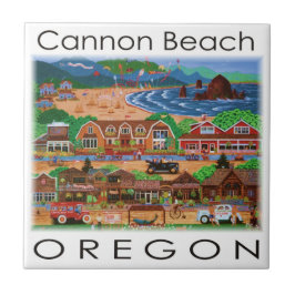 Cannon Beach Oregon Tile Kakelplatta
