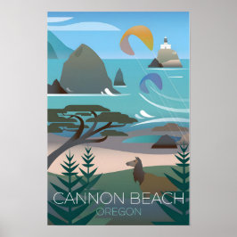 Cannon Beach, Oregon Tryck