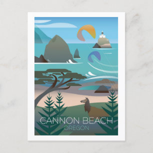 Cannon Beach, Oregon-vykort Vykort