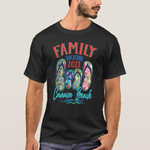 Cannon Beach Vacation 2022 Flinflip flops Family S T Shirt